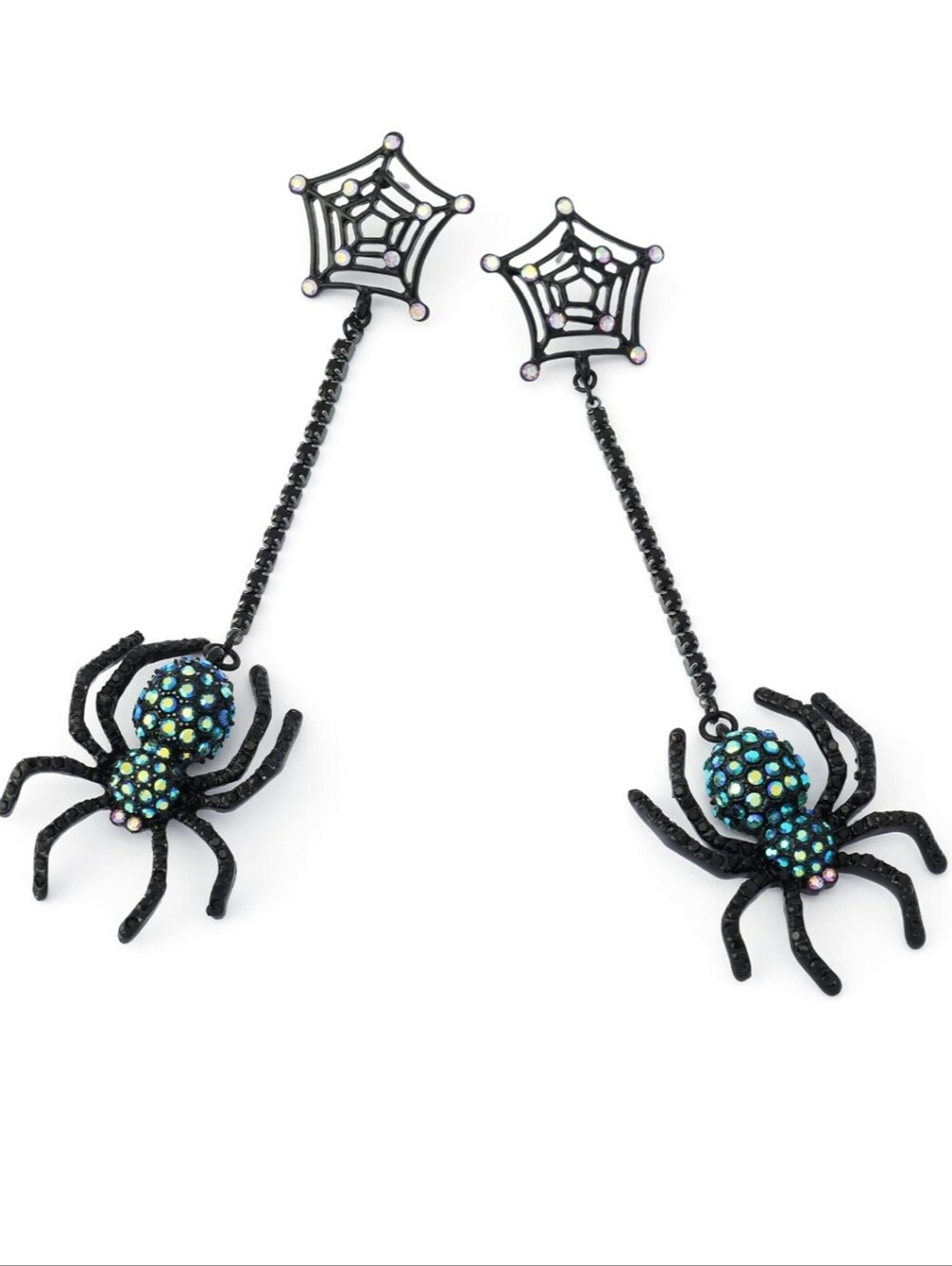 Betsey Johnson Halloween Spider Earrings